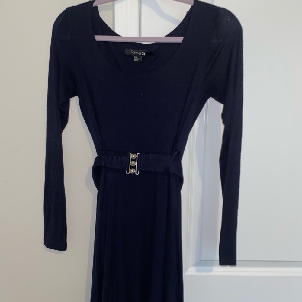 Navy Blue midi dress